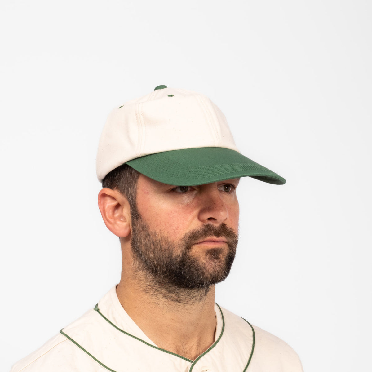 [NIGEL CABOURN] BASEBALL CAP COTTON TWILL _ IVORY