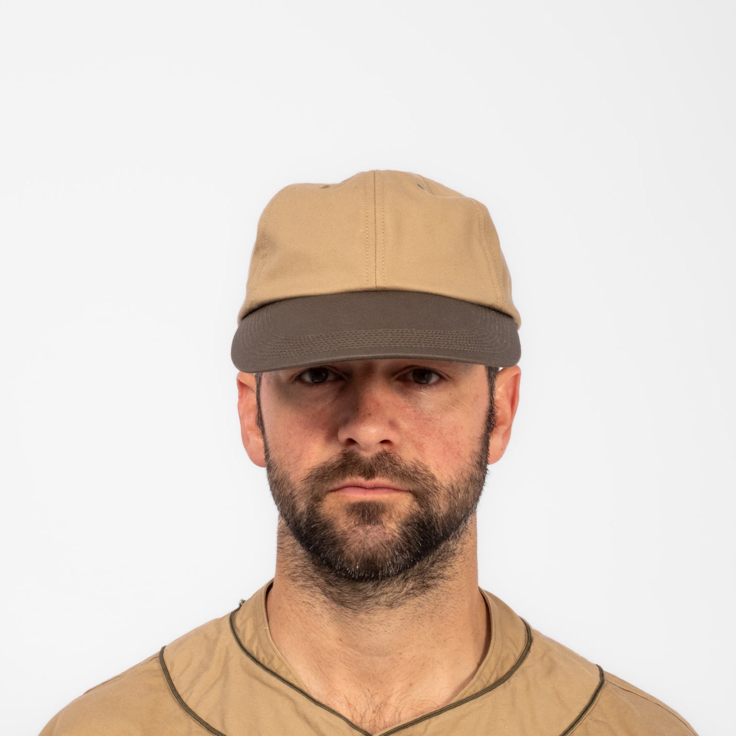 [NIGEL CABOURN] BASEBALL CAP COTTON TWILL _ BEIGE