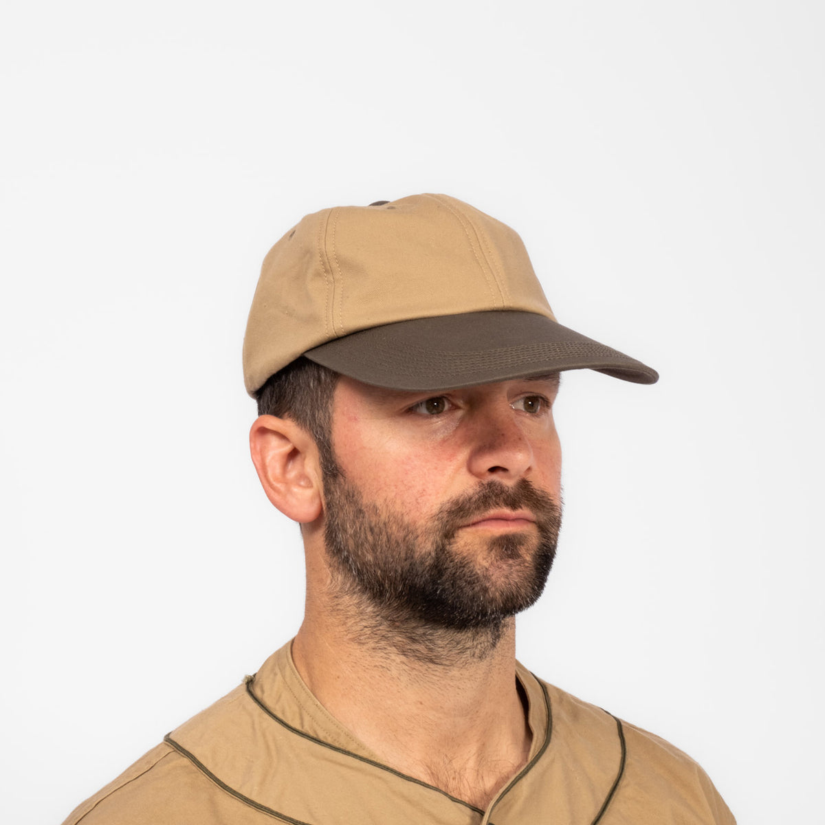 [NIGEL CABOURN] BASEBALL CAP COTTON TWILL _ BEIGE