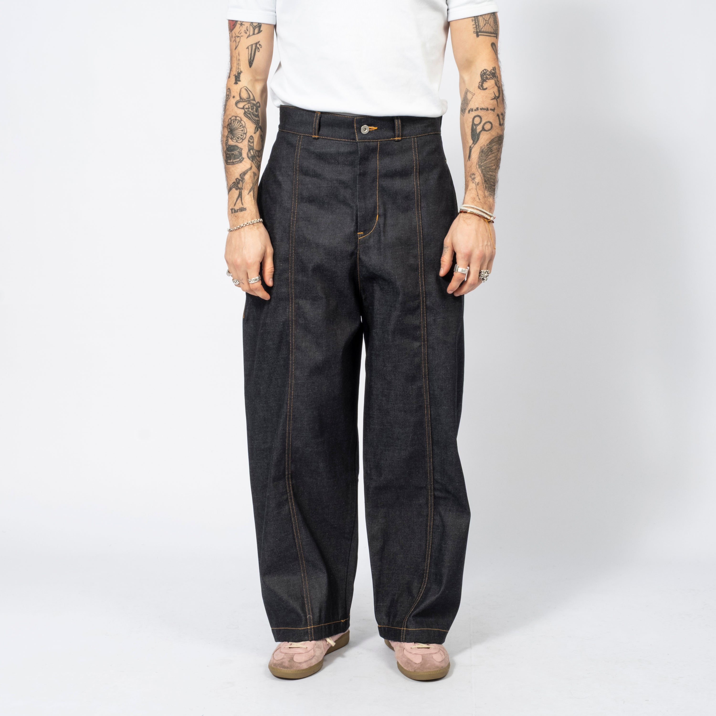 [SAGE NATION] WELT TROUSER _ RAW DENIM
