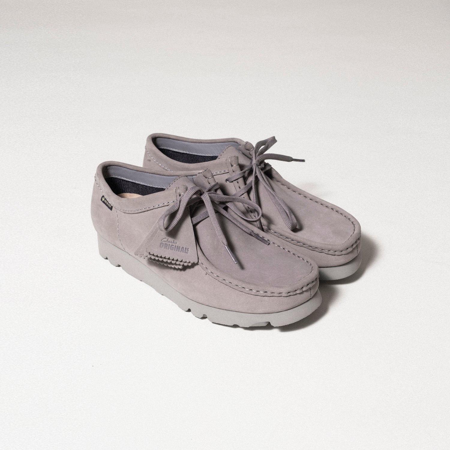 [CLARKS ORIGINALS] WALLABEE LOAFER GORE-TEX _ GREY NUBUCK