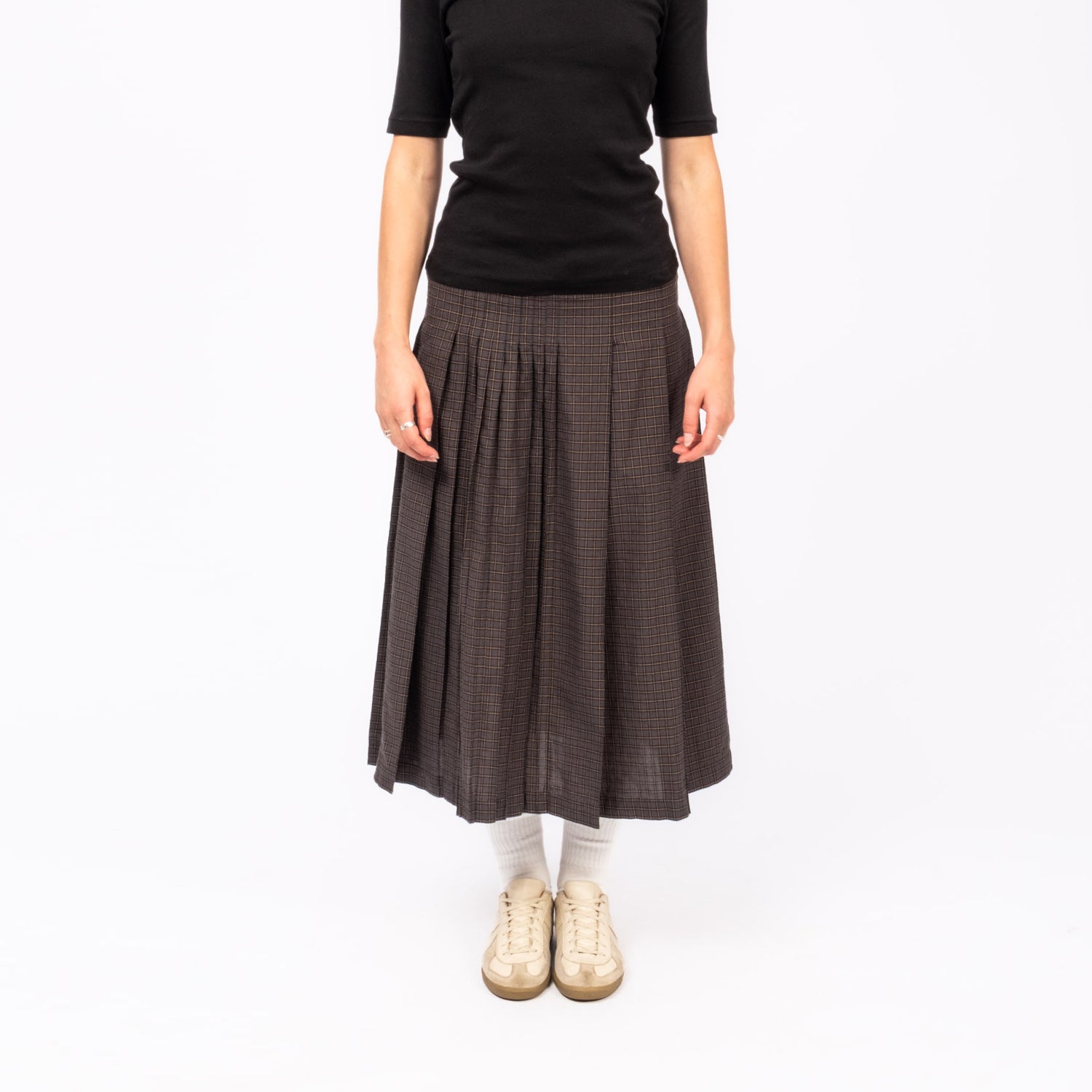 [YMC] ROSETTA SKIRT _ GREY MULTI