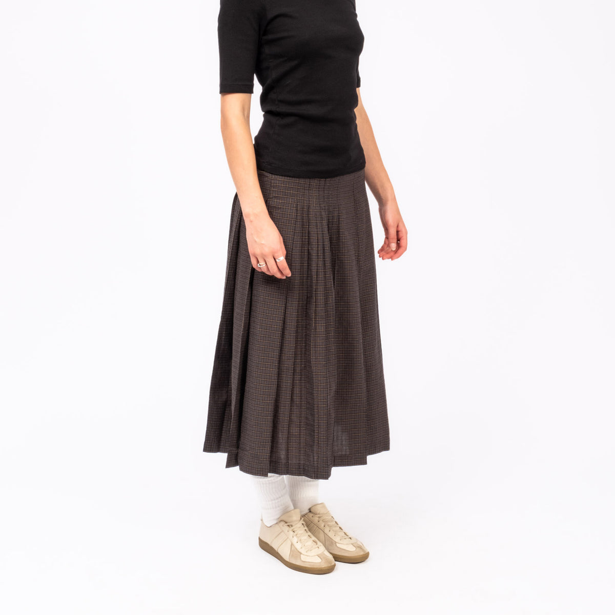 [YMC] ROSETTA SKIRT _ GREY MULTI