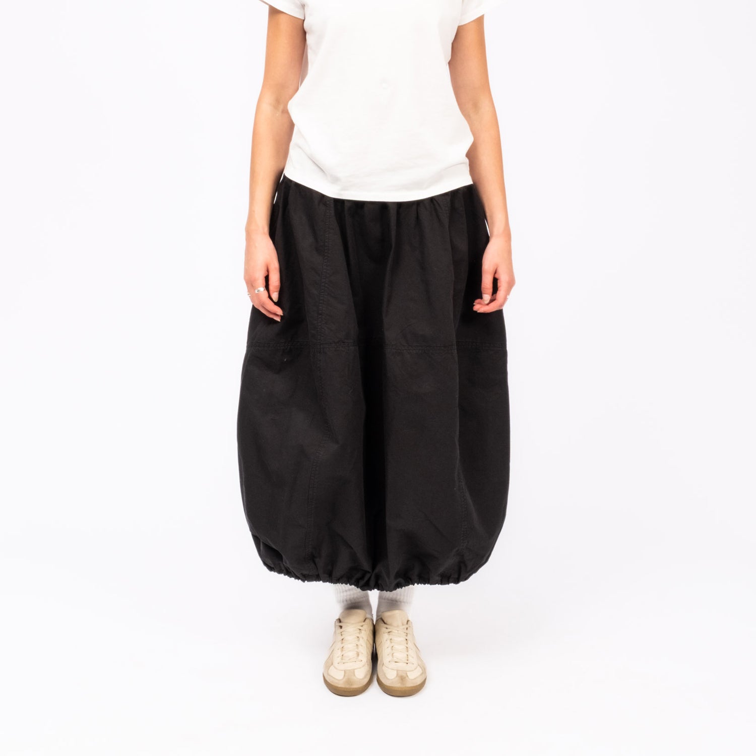 [YMC] PARACHUTE SKIRT _ BLACK