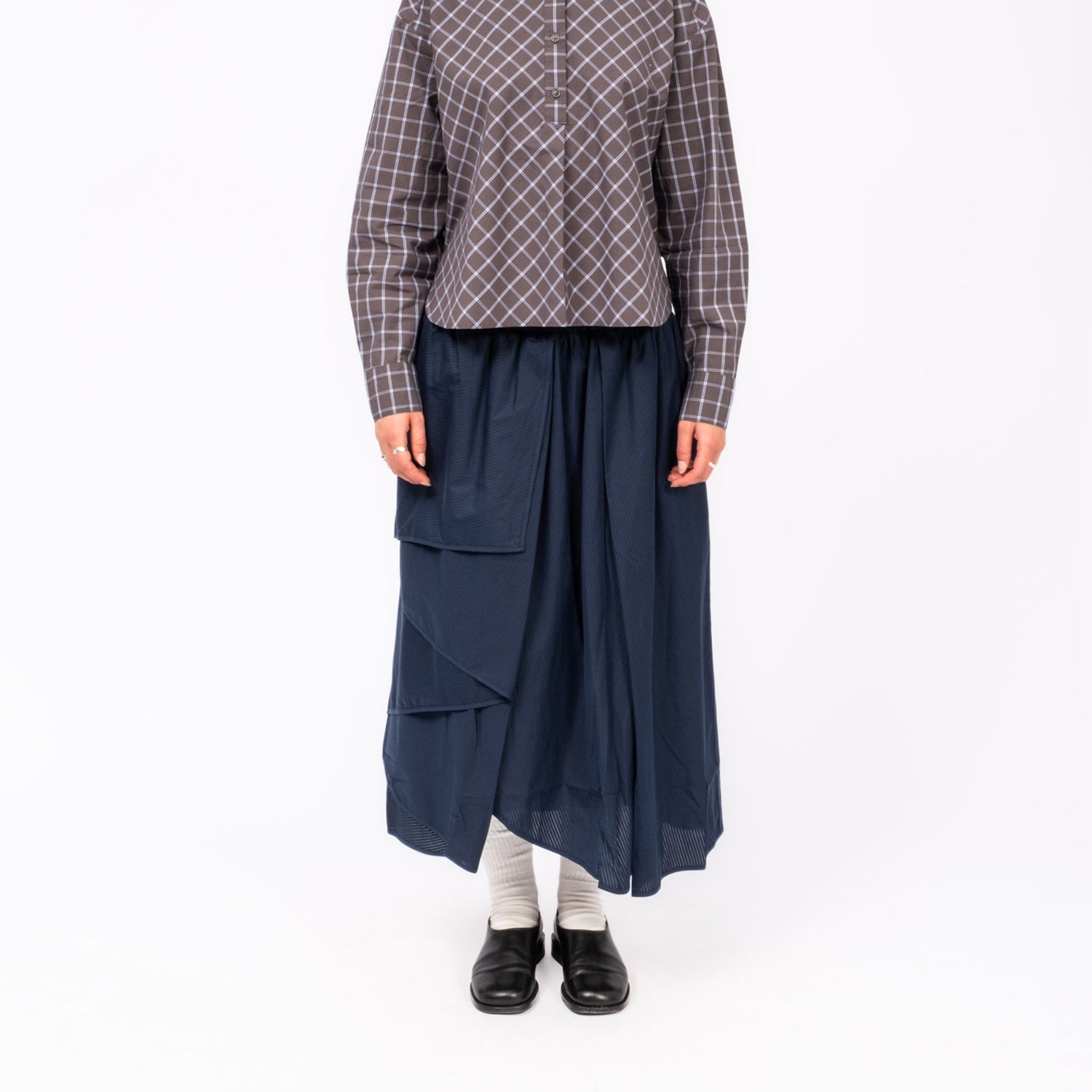 [YMC] TLC SKIRT _ NAVY