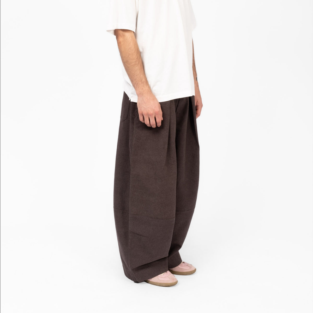 [YMC] MEN WAVY JACQUARD DEADBEAT TROUSER _ BROWN