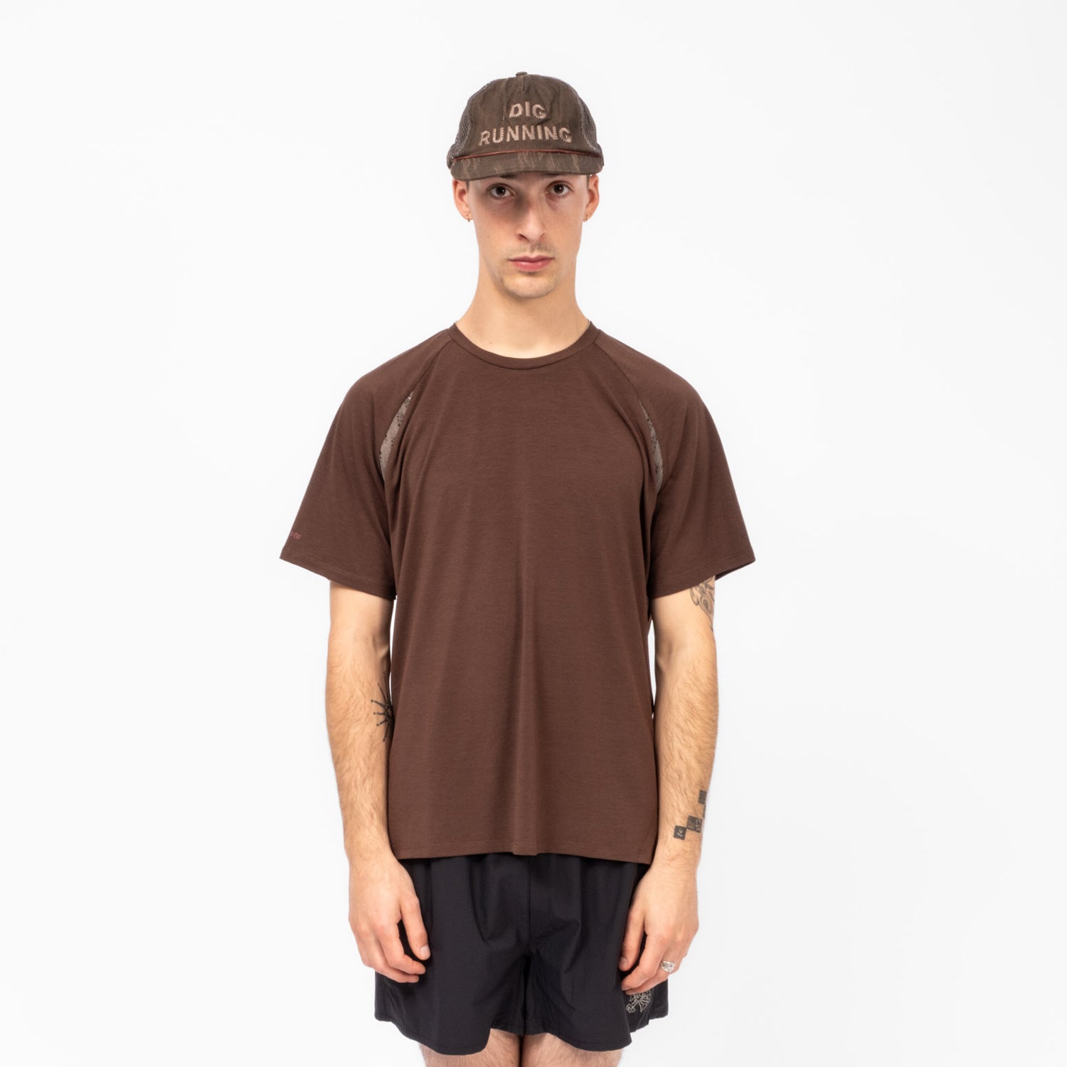 [ALEX ZONO x XLIM] T-SHIRT _ BROWN