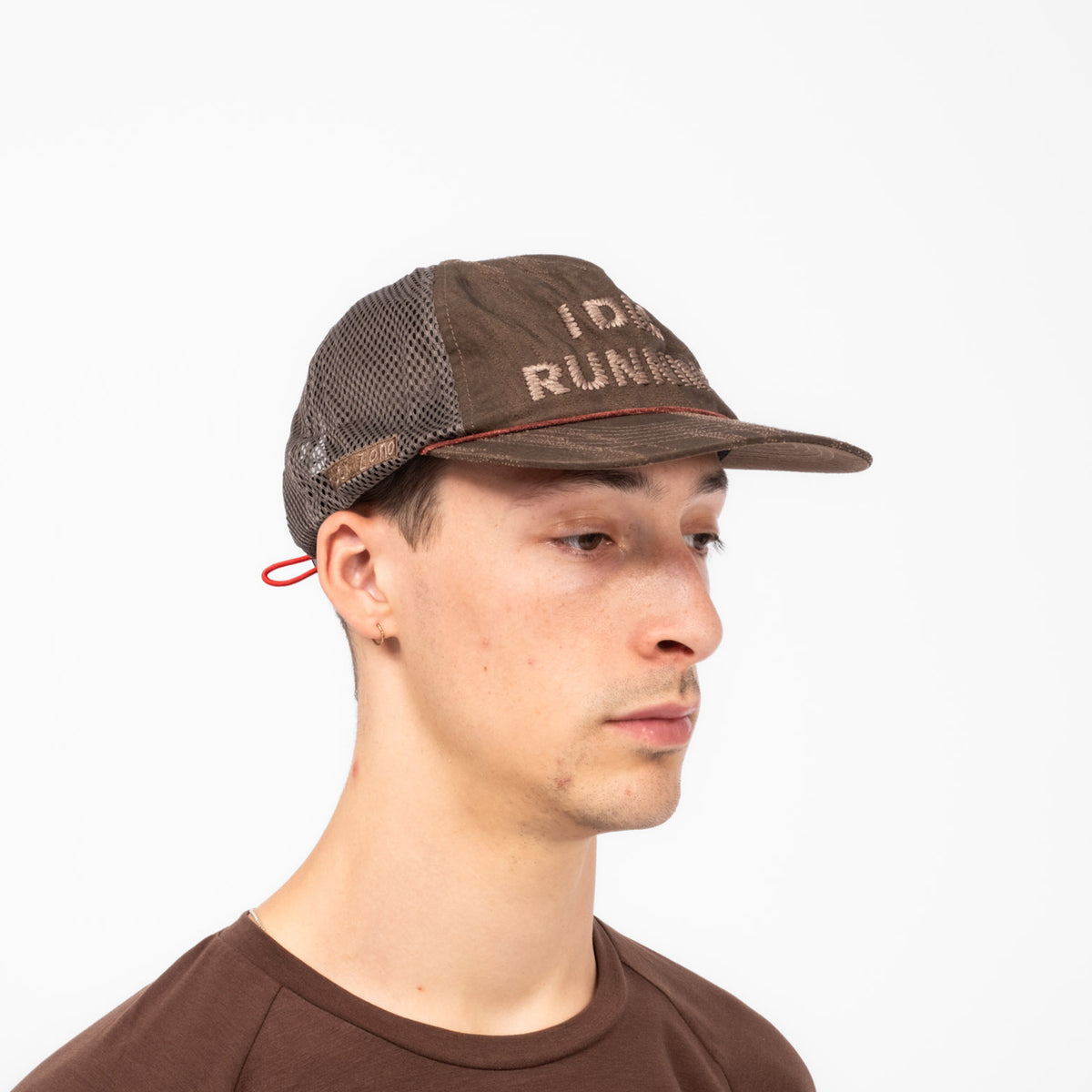 [ALEX ZONO x XLIM] TRUCKER HAT _ BROWN