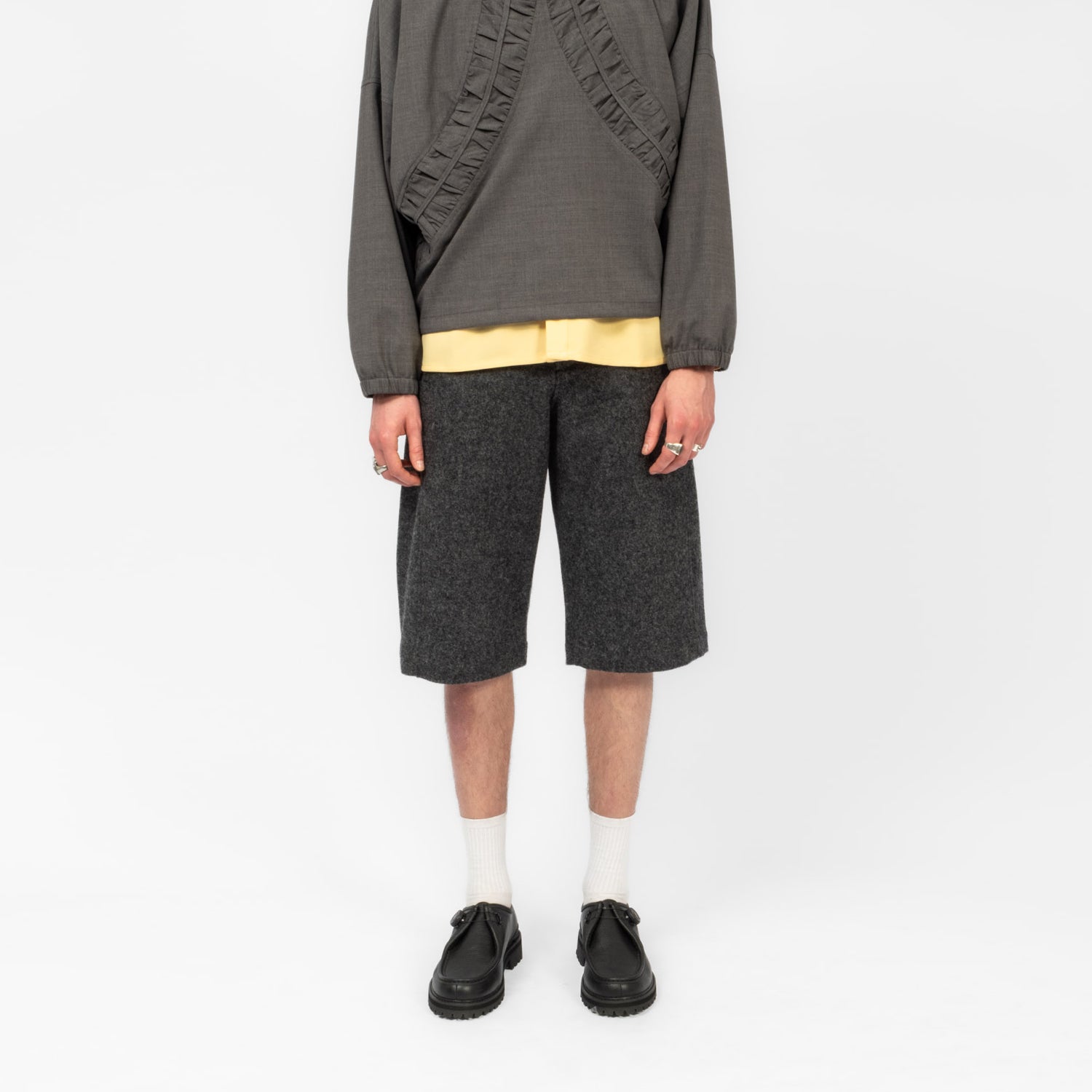 [SAGE NATION] MAINICHI SHORT _ DARK GREY