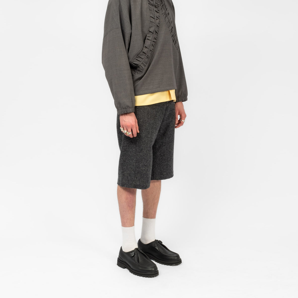 [SAGE NATION] MAINICHI SHORT _ DARK GREY