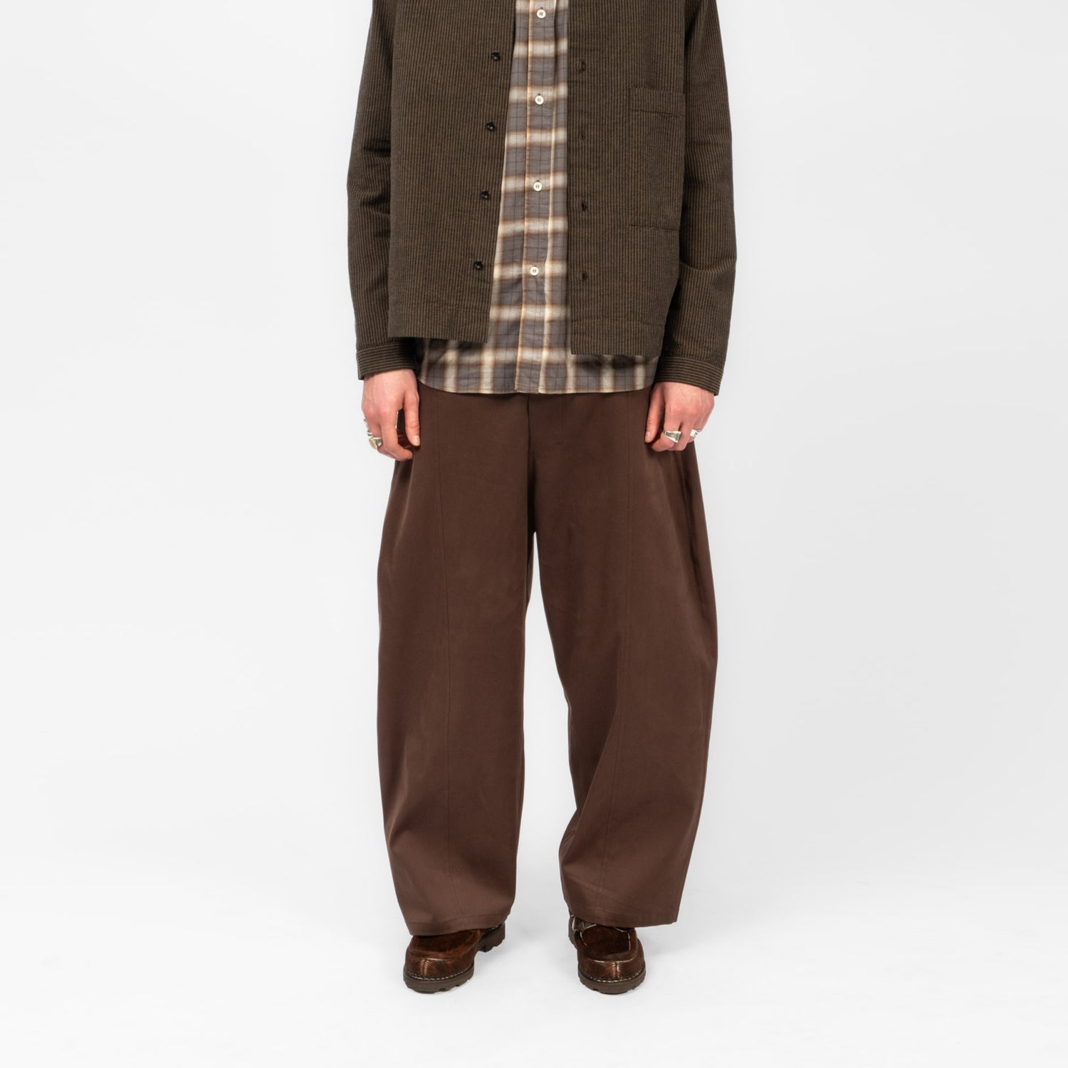 [SAGE NATION] WELT TROUSER _ BROWN
