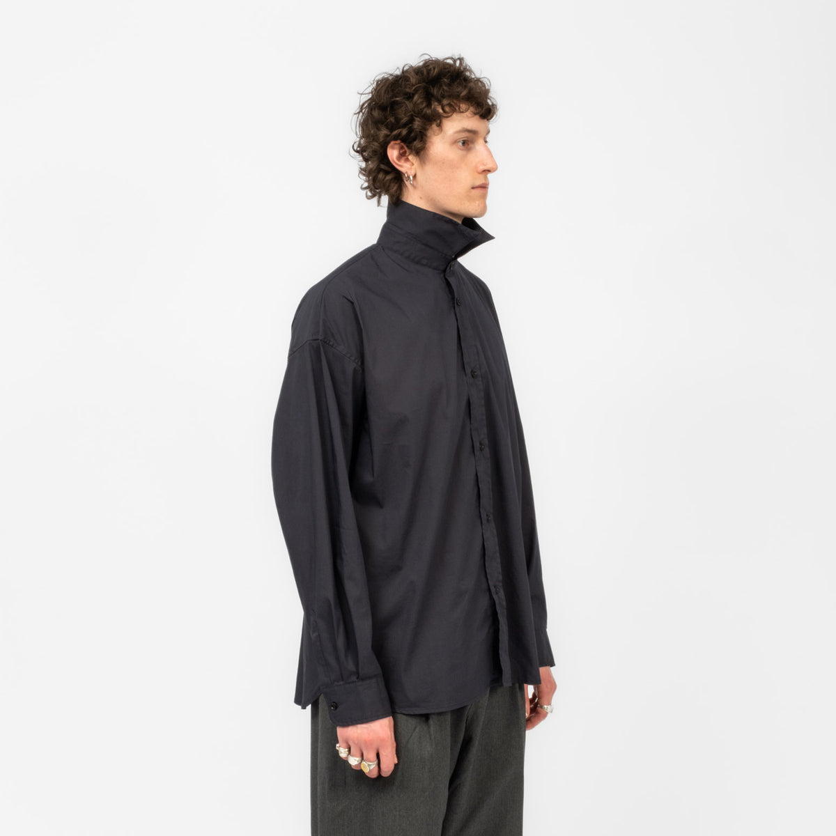 [SAGE NATION] CHISHOLM SHIRT _ NAVY