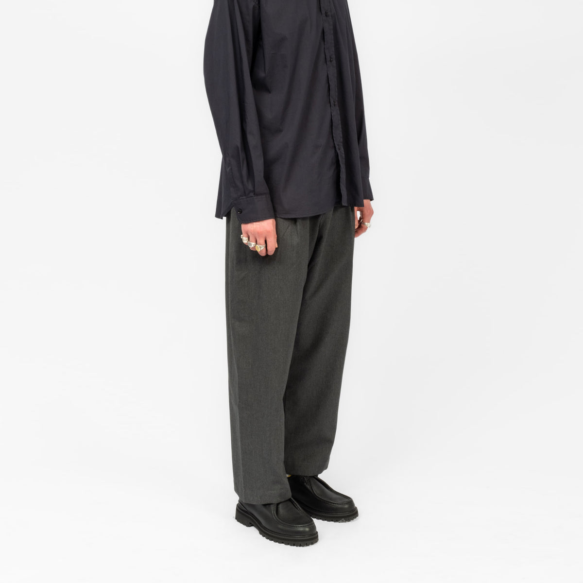 [SAGE NATION] NEWPORT TROUSER _ MID GREY
