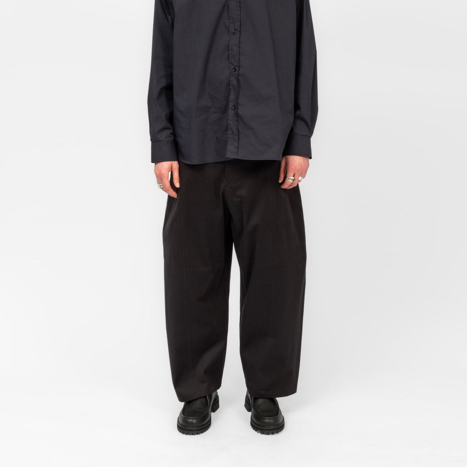 [SAGE NATION] WELT TROUSER _ BLACK