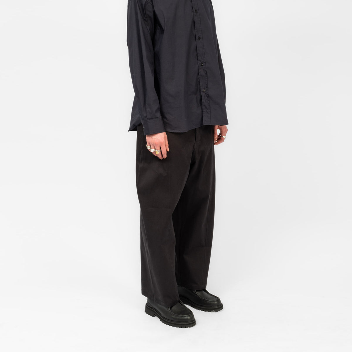 [SAGE NATION] WELT TROUSER _ BLACK