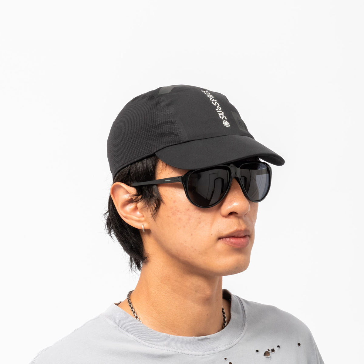 [DISTRICT VISION] YUKARI WINDSHIELD _ GLOSSY BLACK/D+ WATER GREY