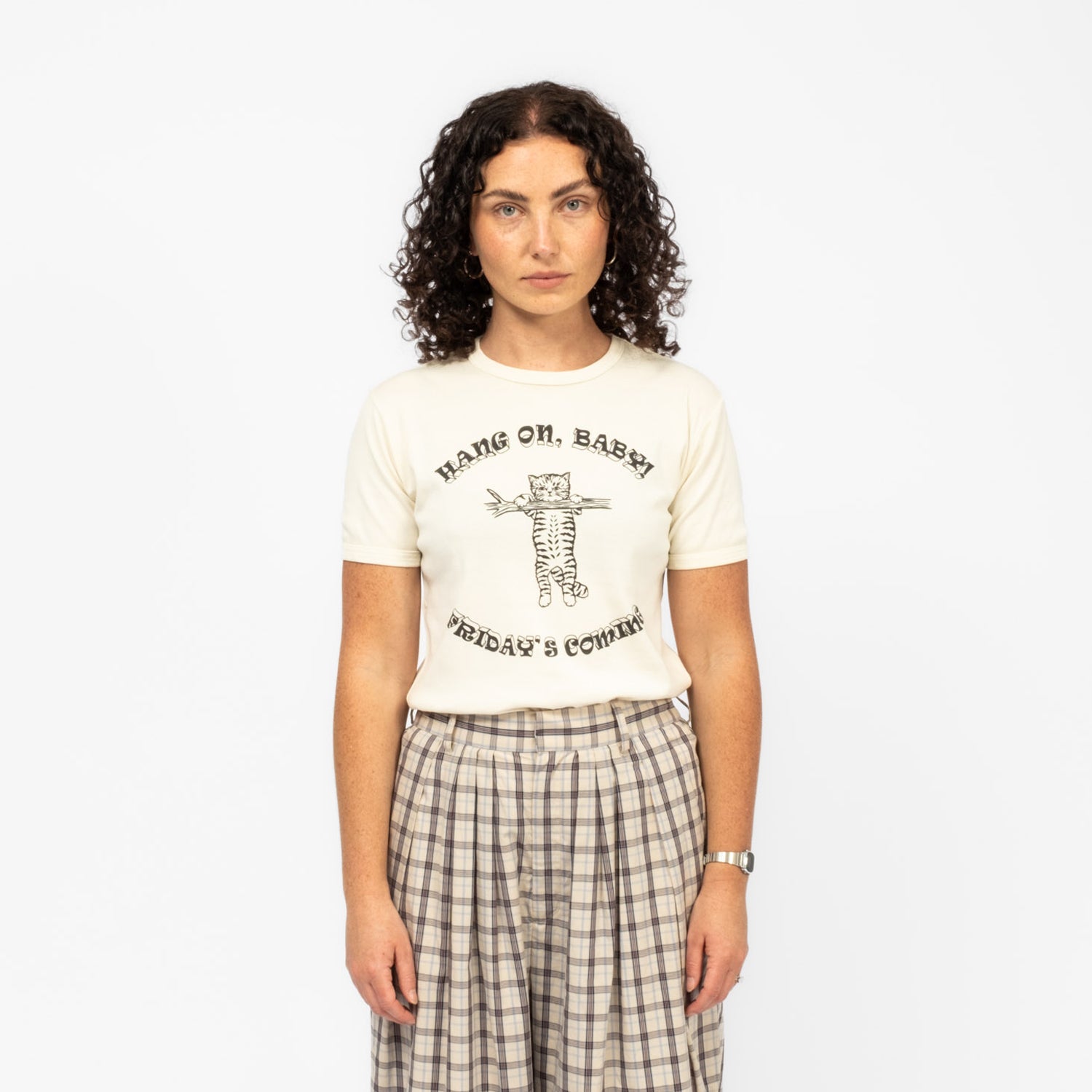 [RHODOLIRION] GOOD ENERGY TEE _ NATURAL