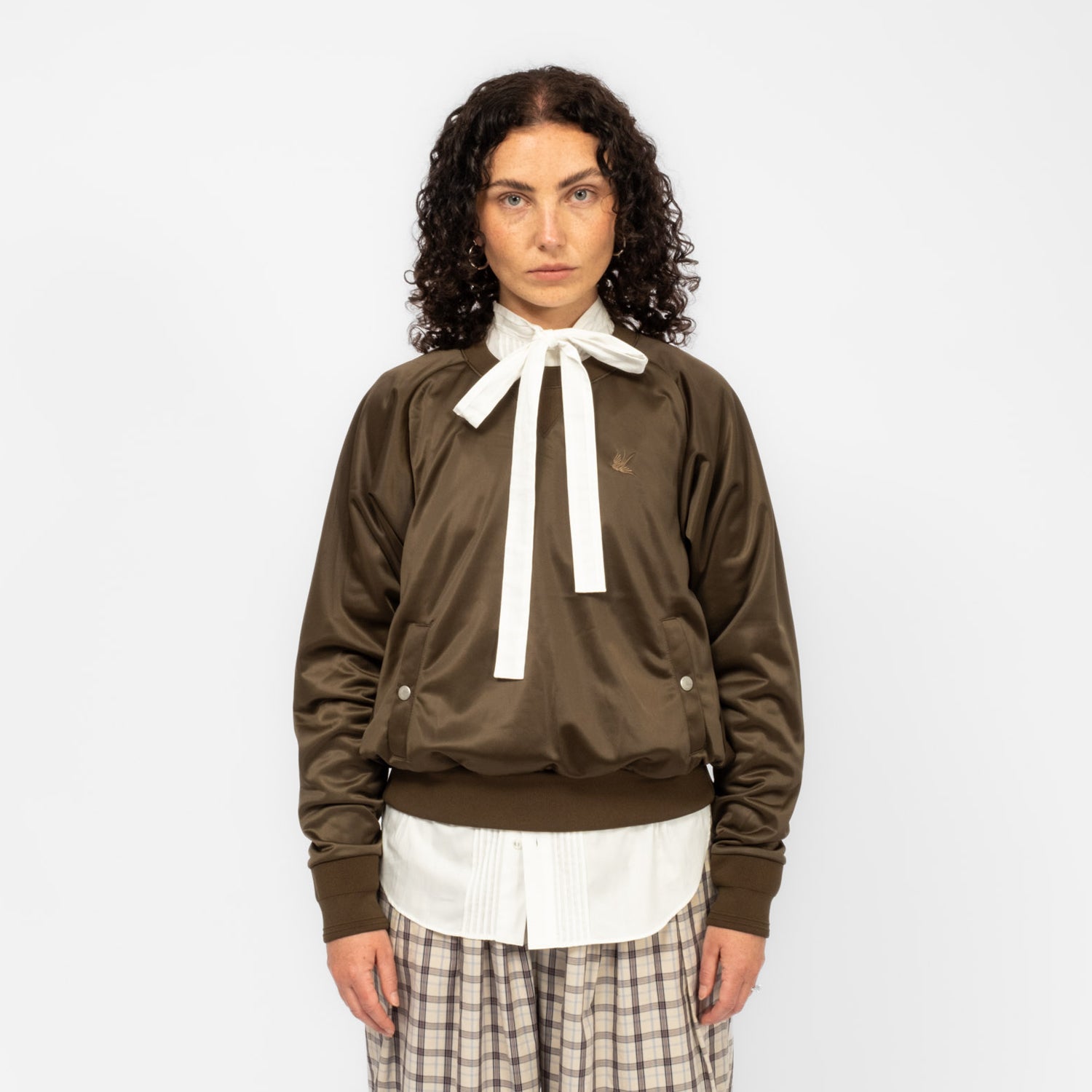 [RHODOLIRION] GUSSET PULLOVER _ OLIVE