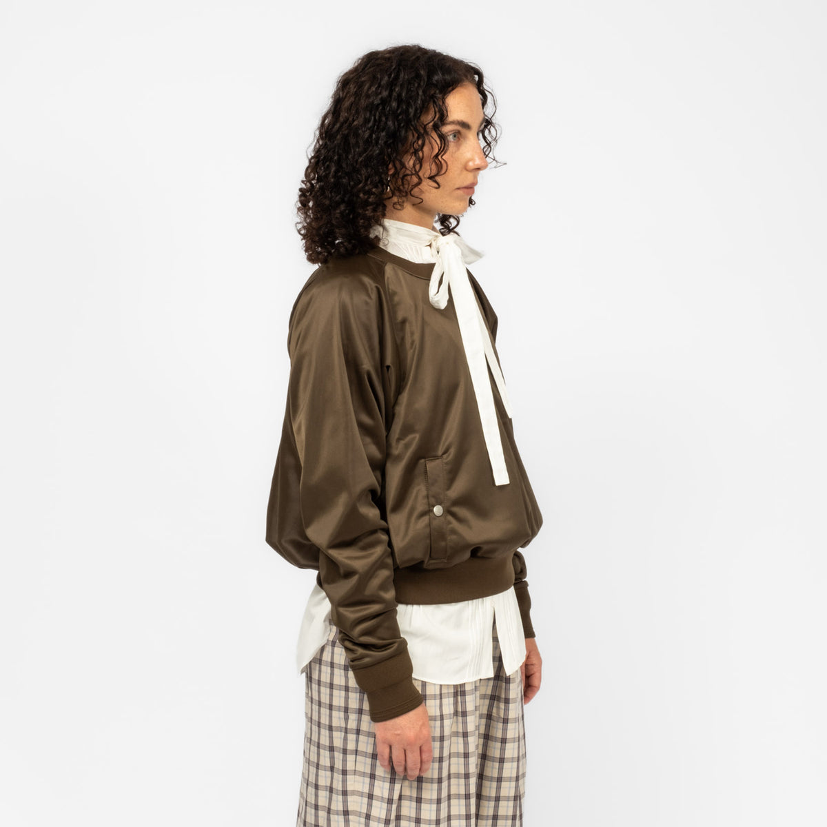 [RHODOLIRION] GUSSET PULLOVER _ OLIVE