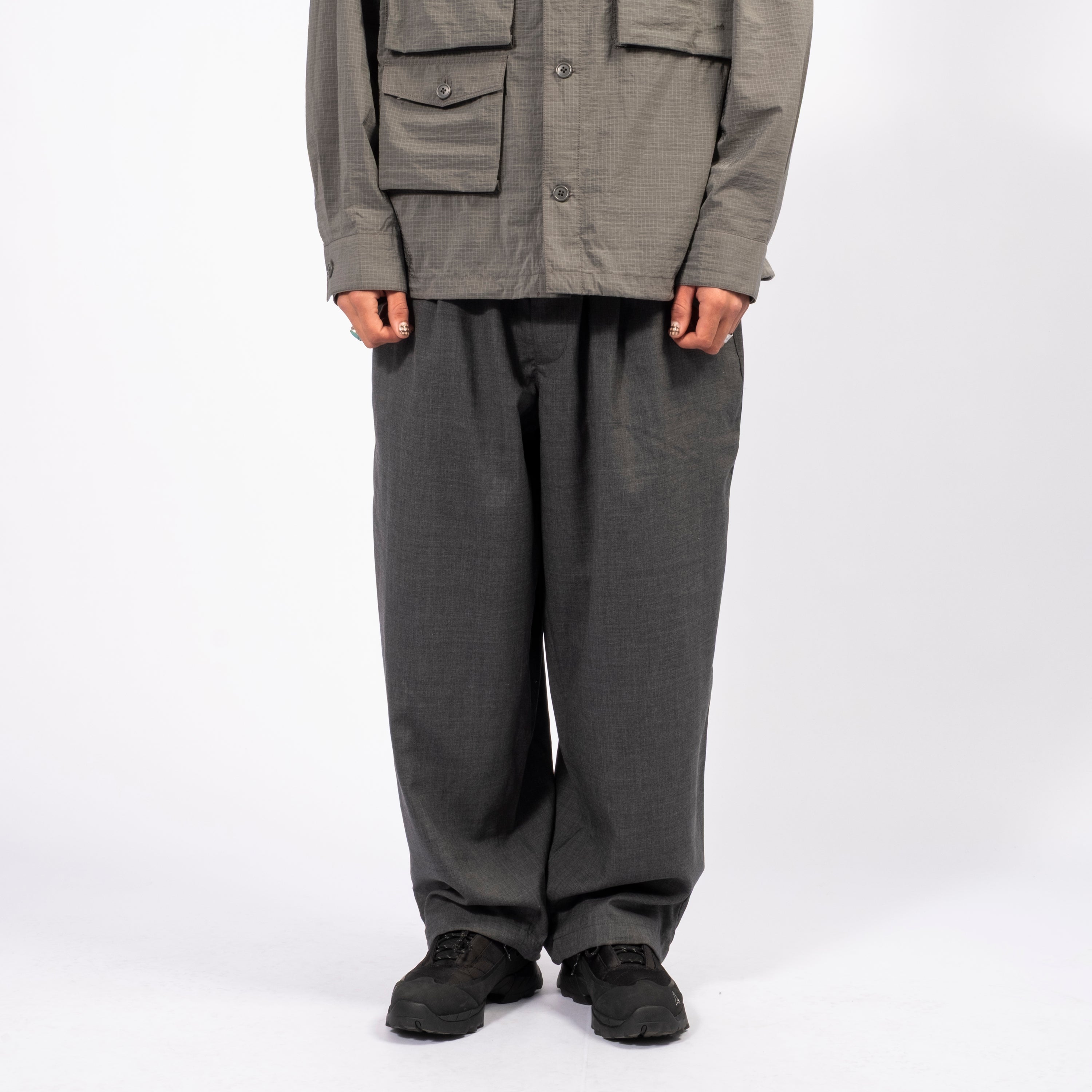 [JUGEM] ACTIVE EASY TECH WOOL PANTS _ CHARCOAL