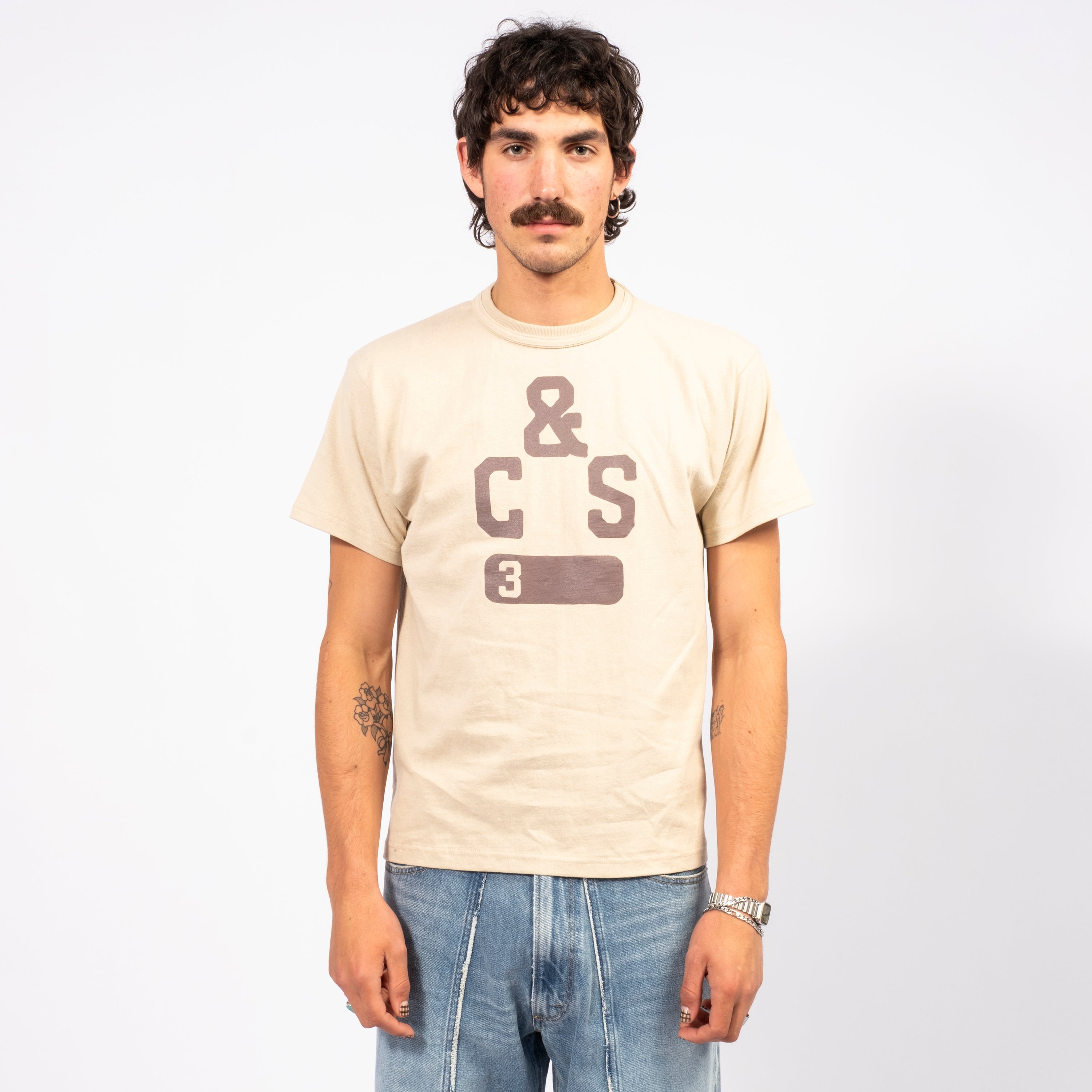 [COLLECT PIECES] C&S T-SHIRT _ BEIGE