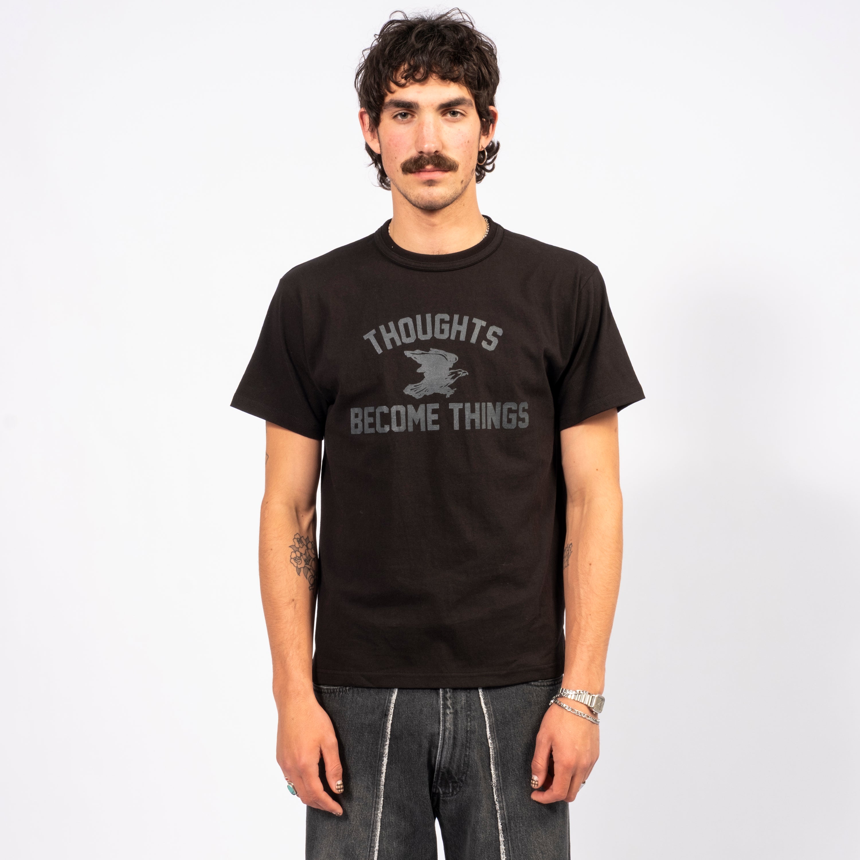 [COLLECT PIECES] THOUGHTS BECOME THINGS T-SHIRT _ BLACK