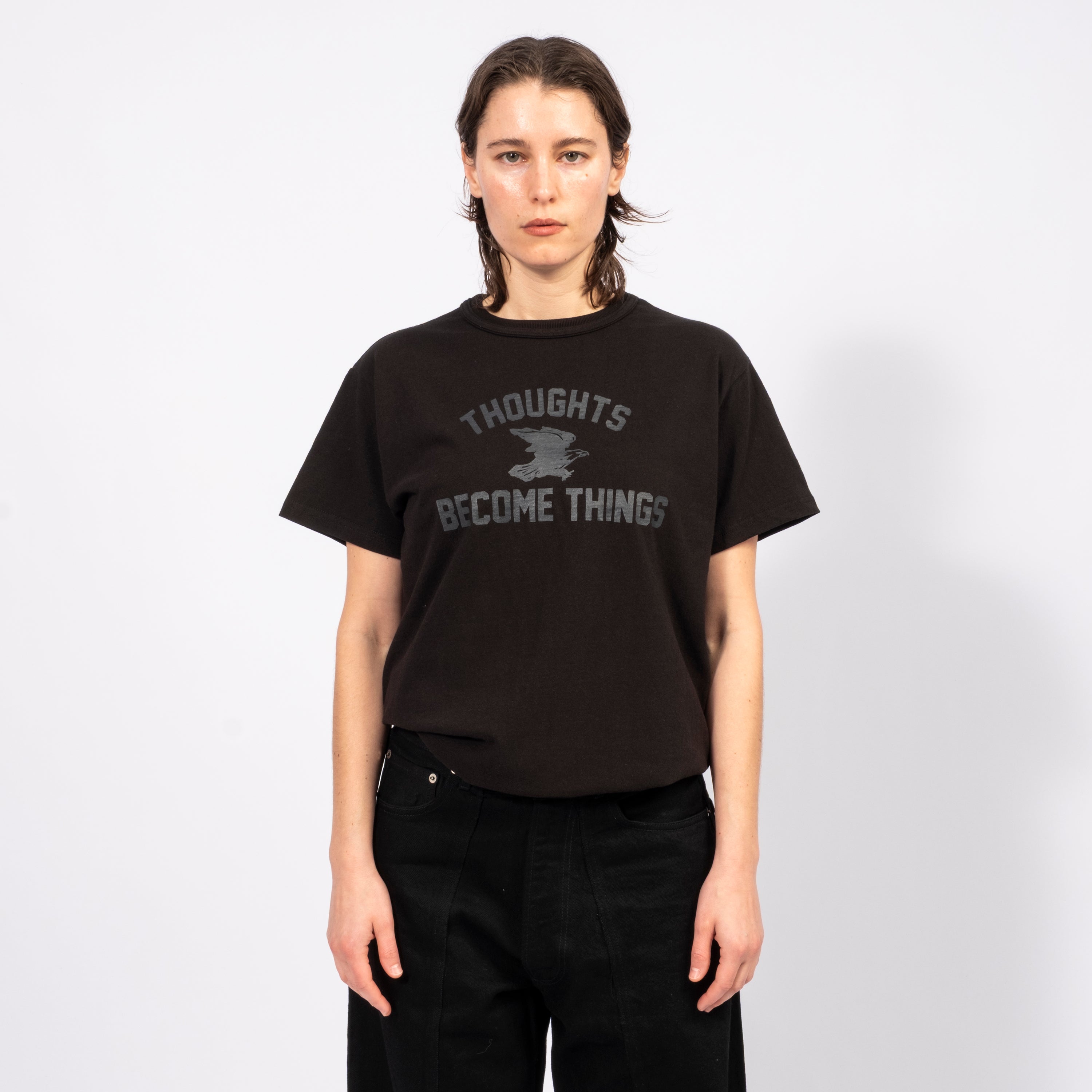 [COLLECT PIECES] THOUGHTS BECOME THINGS T-SHIRT _ BLACK