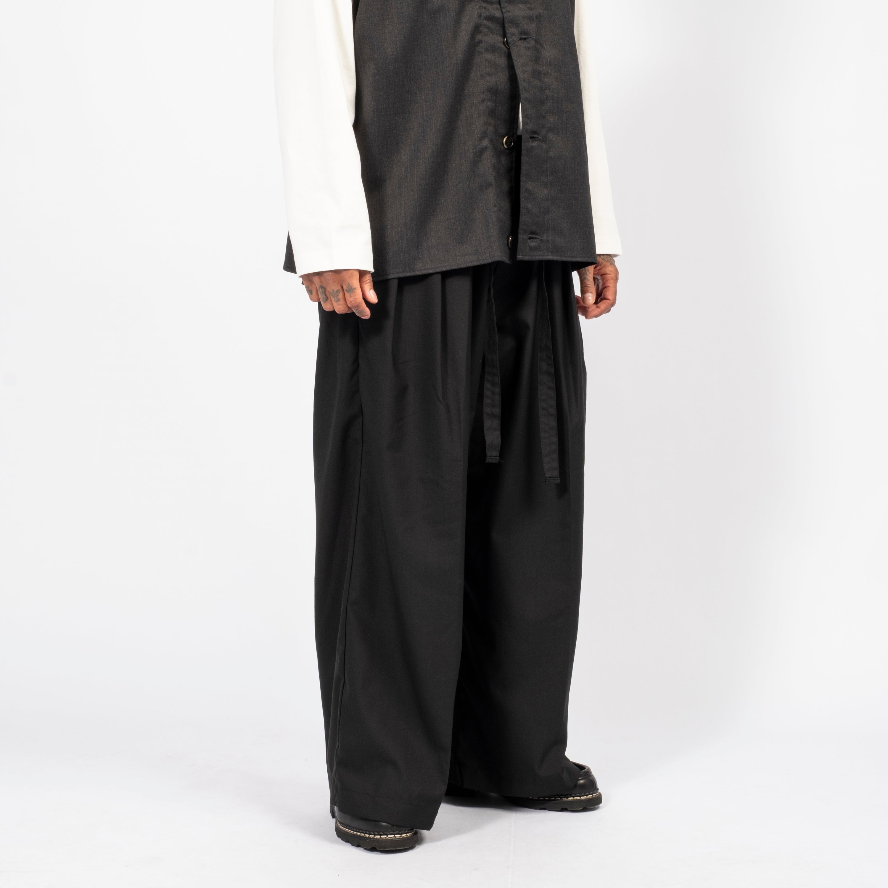 [SILLAGE] HAKAMA PANTS _ BLACK
