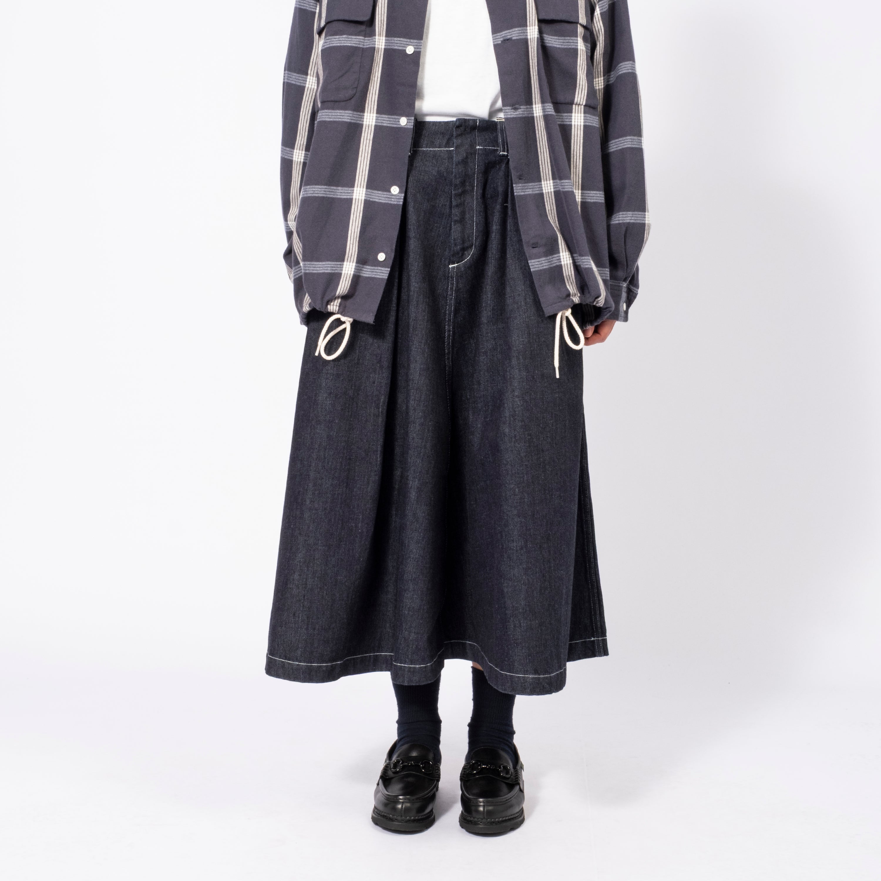 [NANAMICA] DENIM SKIRT _ INDIGO