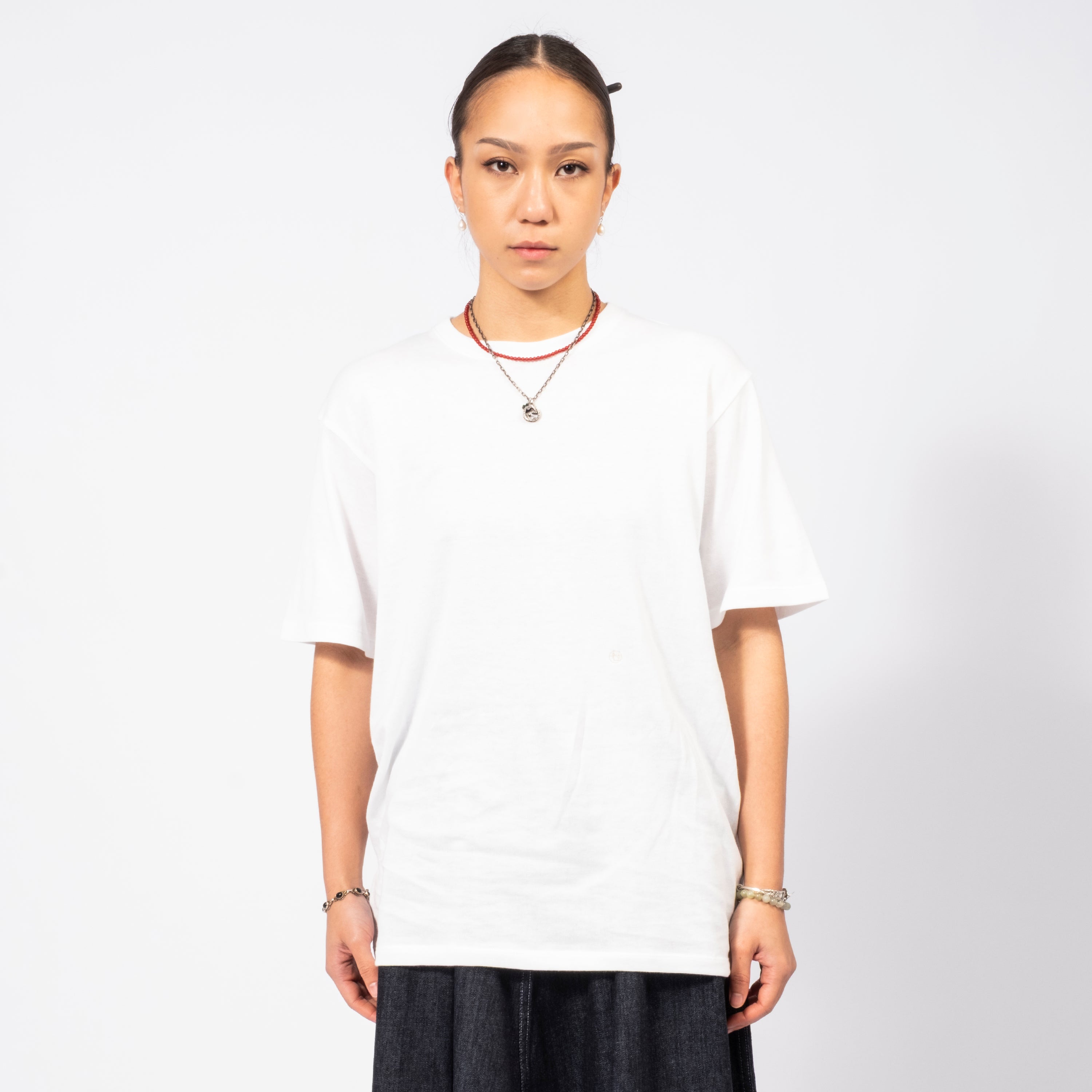 [NANAMICA] LOOPWHEEL COOLMAX JERSEY T _ WHITE