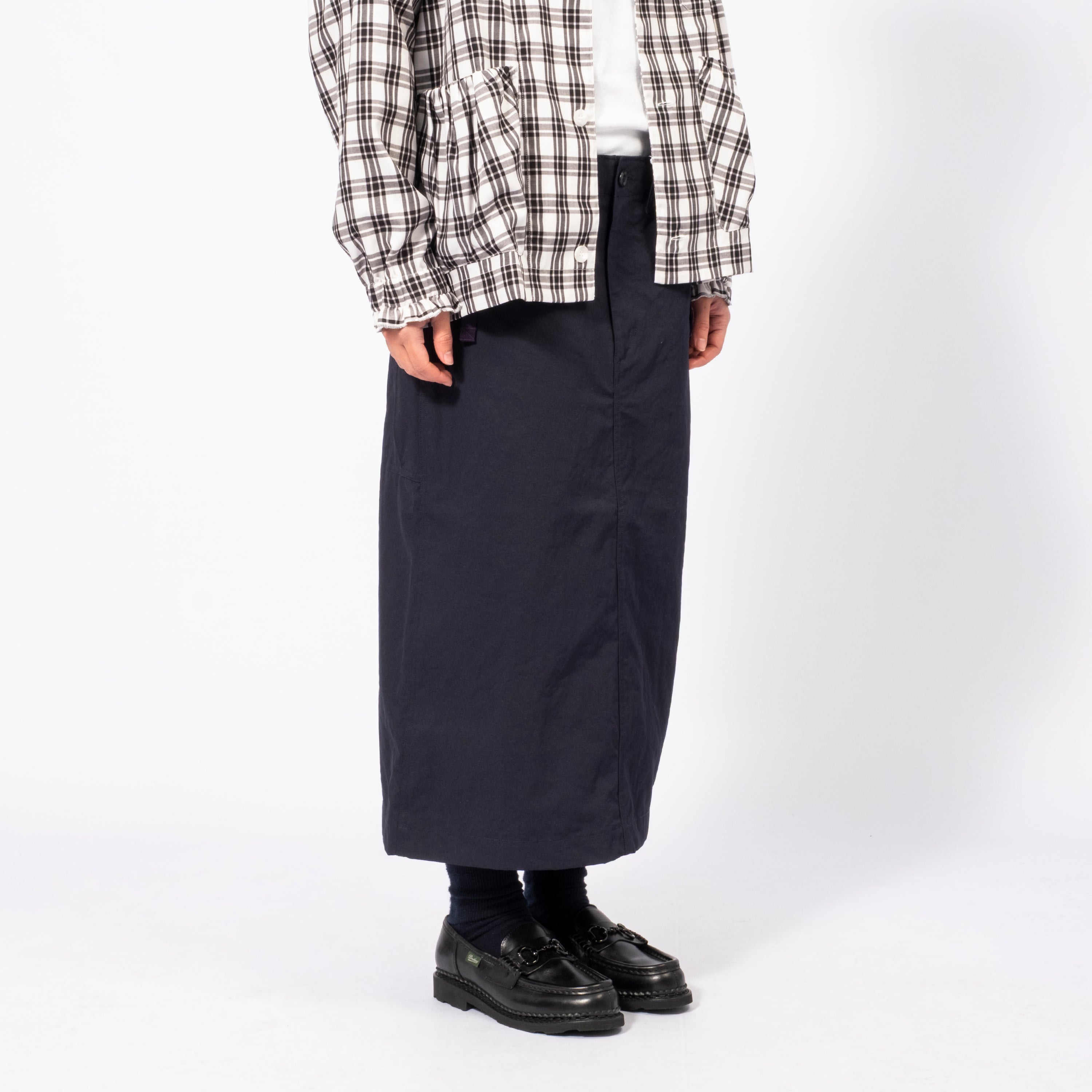 [NANAMICA] RELAXED FIT CARGO SKIRT _ NAVY