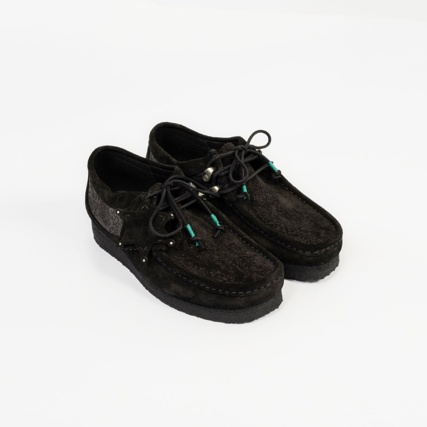 [CLARKS ORIGINALS x ANDERSSON BELL] WALLABEE  _ BLACK EMBROIDERY