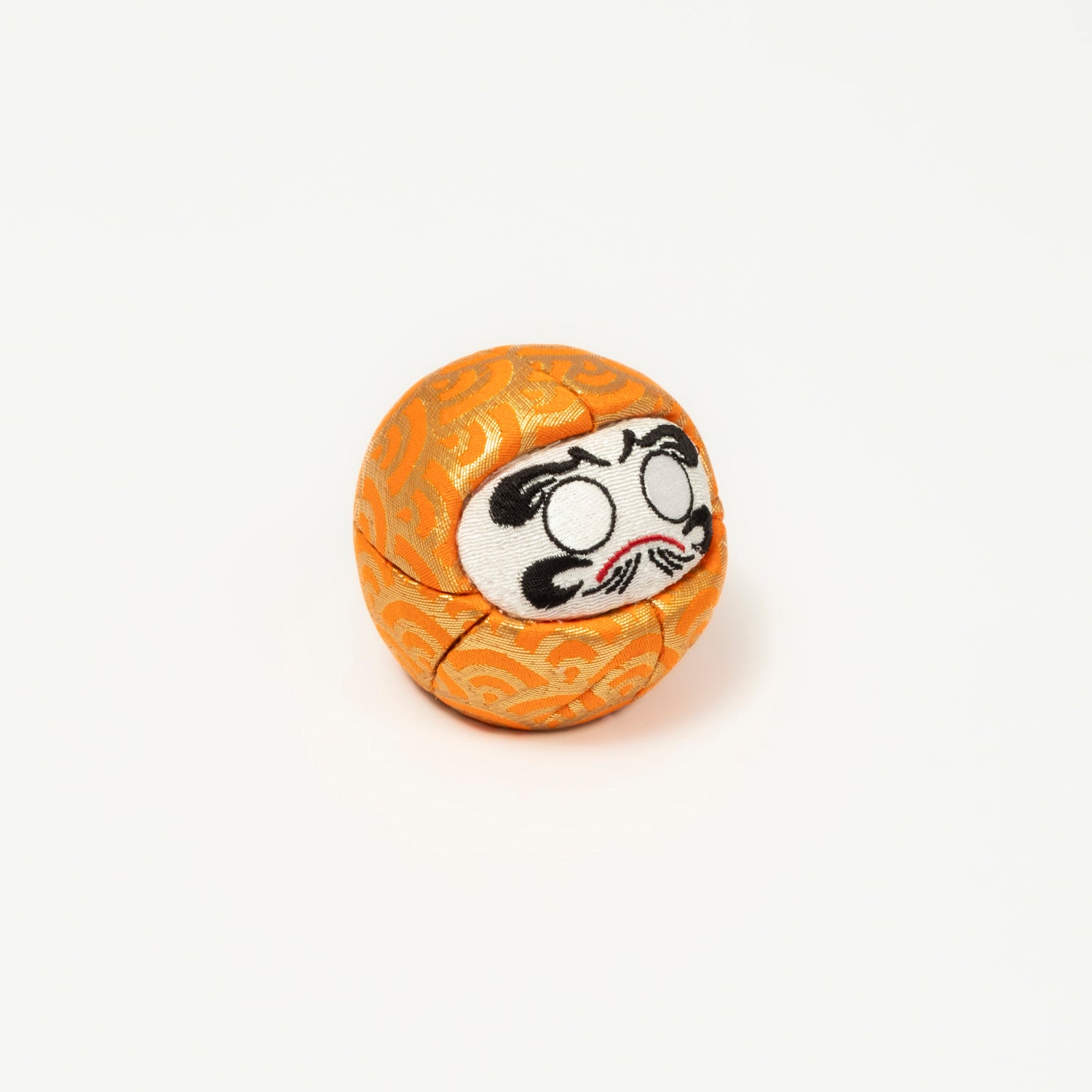 [BEAMS JAPAN] 5678-1361-036 WOODEN DOLL LUCKEY CHARM DHARMA _ ORANGE