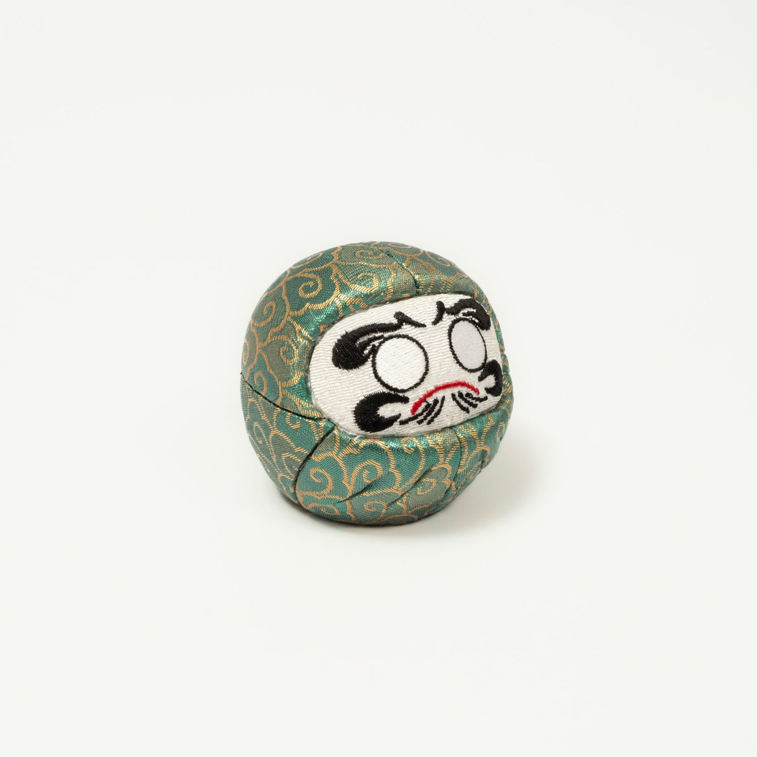 [BEAMS JAPAN] 5678-1361-036 WOODEN DOLL LUCKEY CHARM DHARMA _ GREEN
