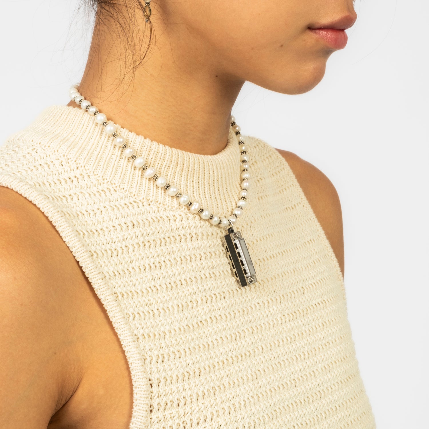 [52HZ LAB] HARMONICA NECKLACE