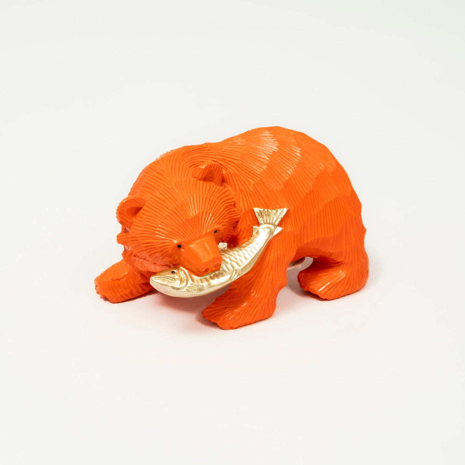 [BEAMS] 5673-0639-047 SALMON BEAR PIGGY BANK