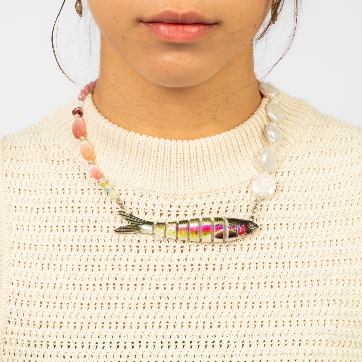 [52HZ LAB] RAINBOW FISH NECKLACE