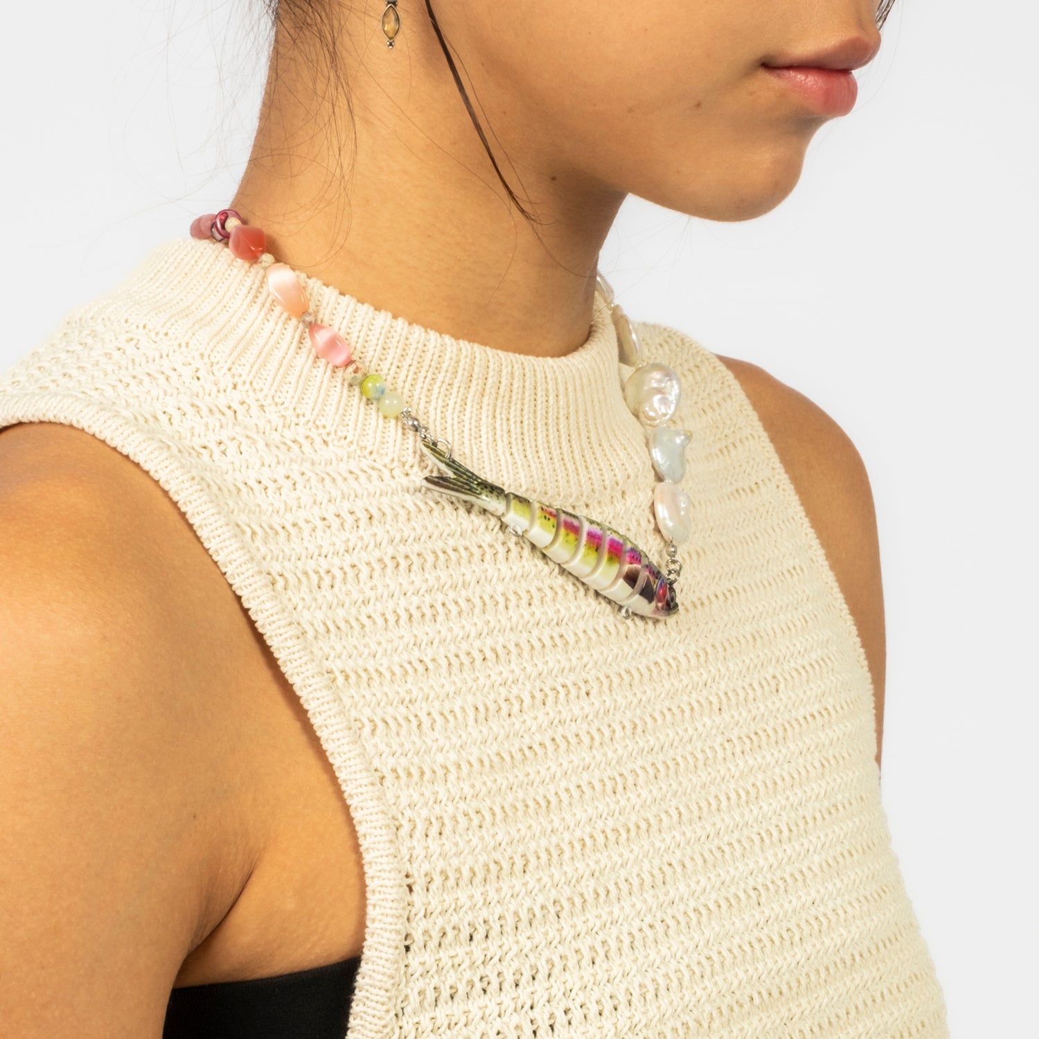 [52HZ LAB] RAINBOW FISH NECKLACE