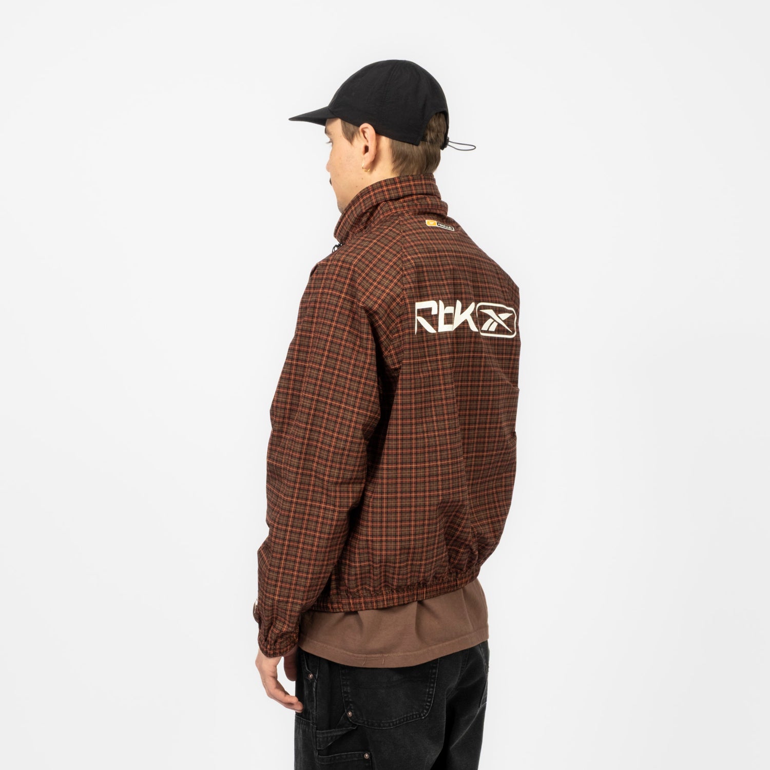 SEDAN ALL-PURPOSE x REEBOK] TRACK JACKET _ BROWN PLAID