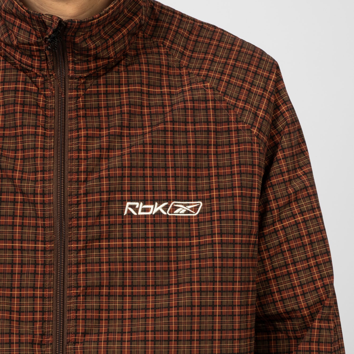 SEDAN ALL-PURPOSE x REEBOK] TRACK JACKET _ BROWN PLAID