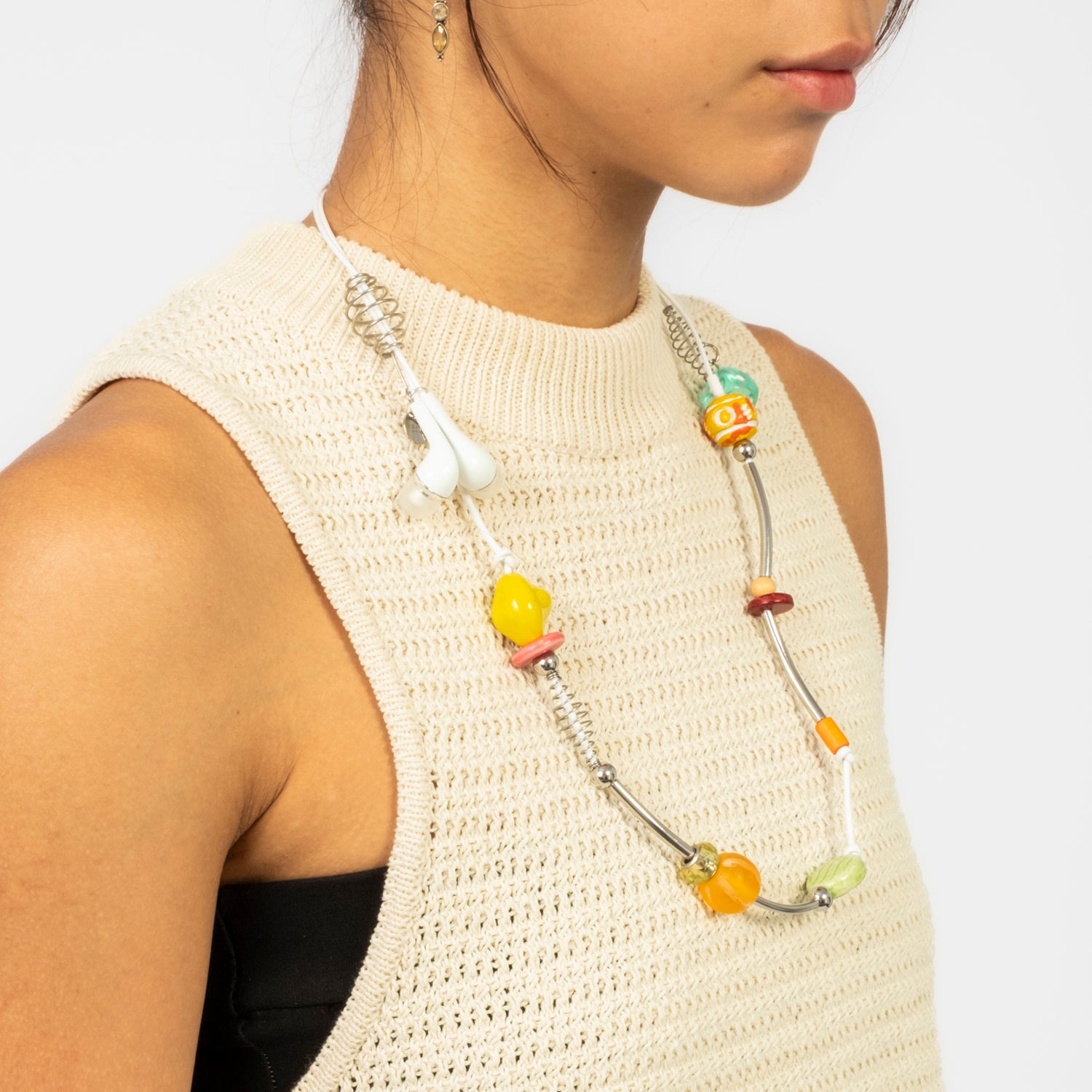 [52HZ LAB] SAMSUNG EARPHONE NECKLACE _ BLUE DICE