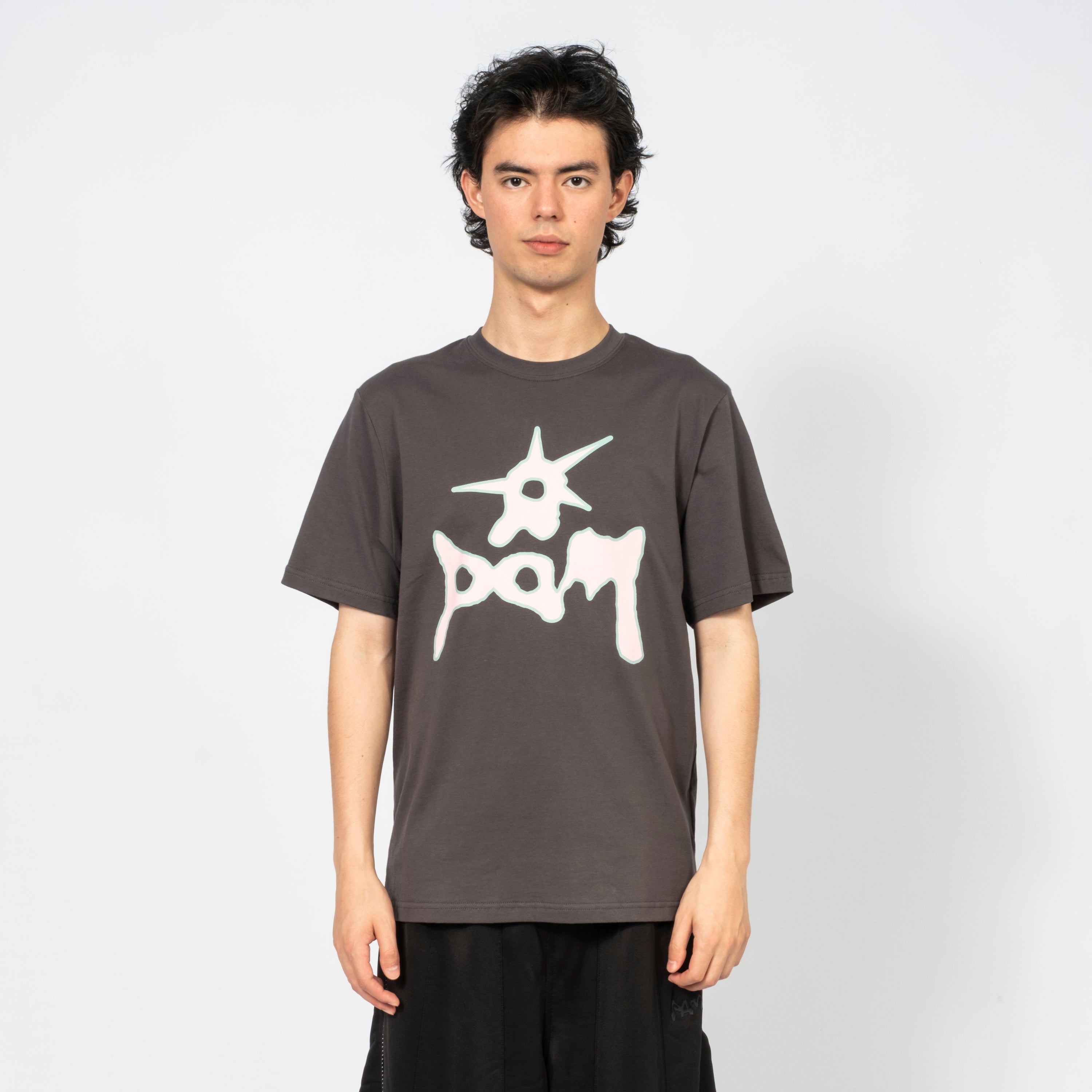 [PAM] SS TEE URCHIN LOGO _ CHARCOAL