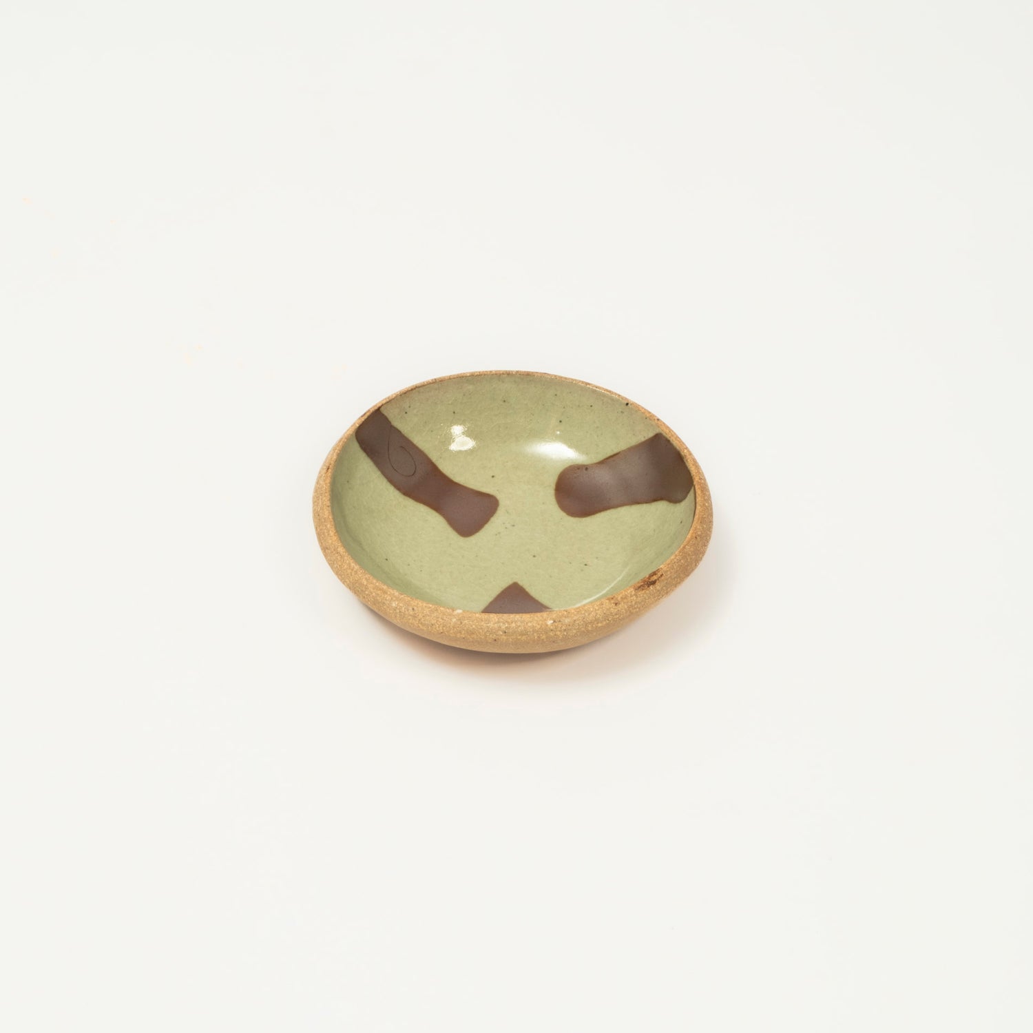 [BEAMS JAPAN] 5671-0740-064 HAMADAGAMA × FENNICA ROUND PLATE _ WHITE BROWN