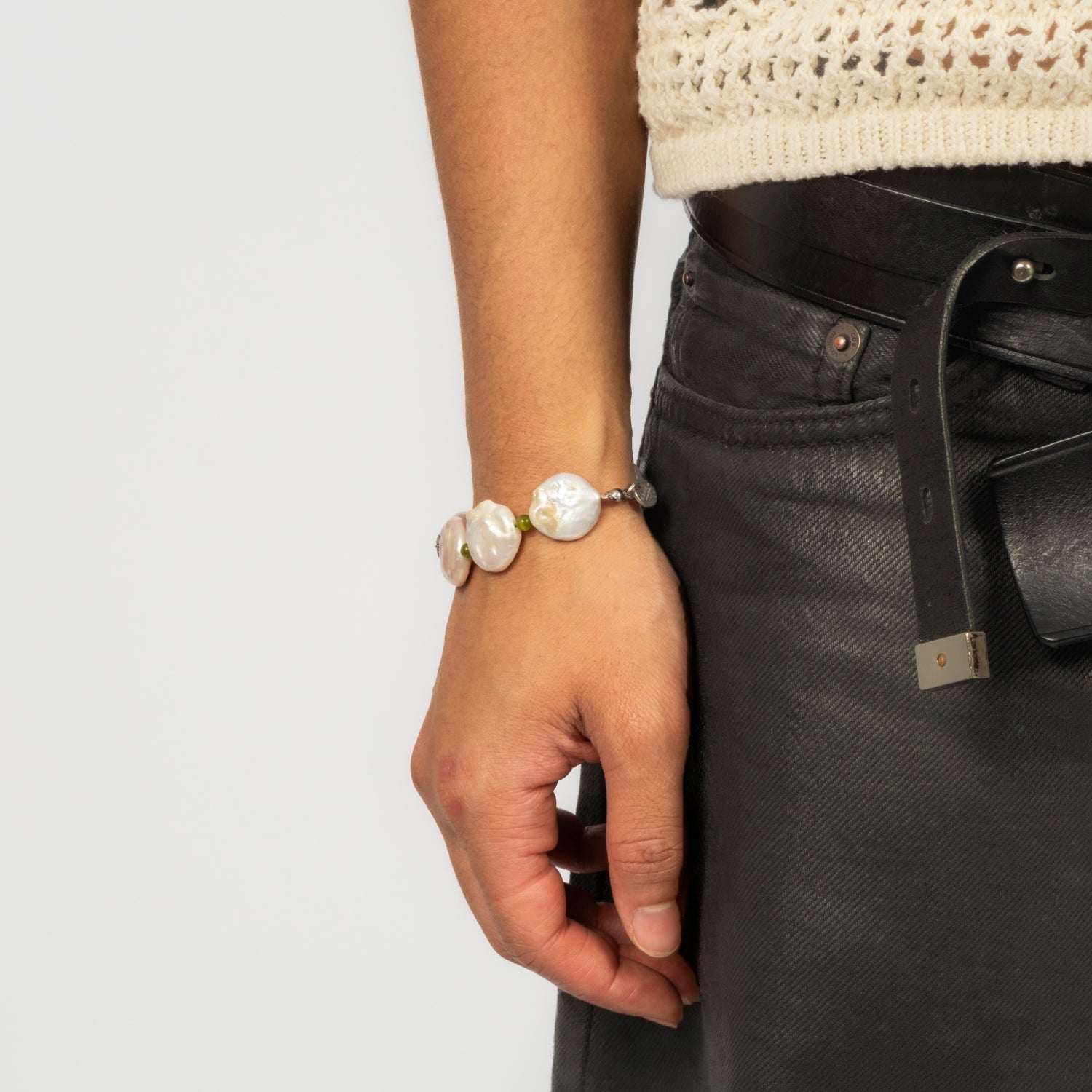 [52HZ LAB] BUBBLE BRACELET _ OLIVE