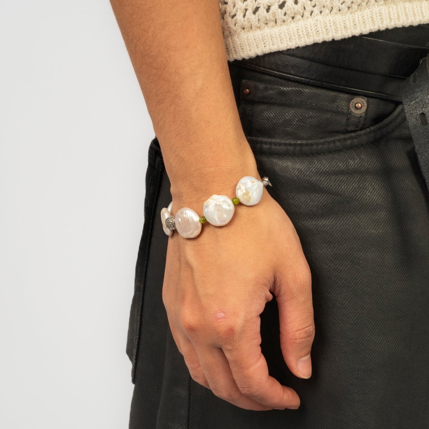 [52HZ LAB] BUBBLE BRACELET _ OLIVE
