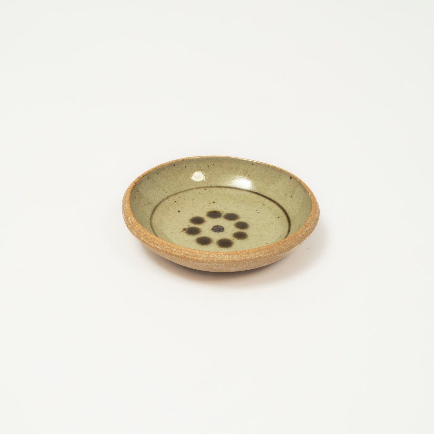 [BEAMS JAPAN] 5671-0740-064 HAMADAGAMA × FENNICA ROUND PLATE _ BLACK DOT