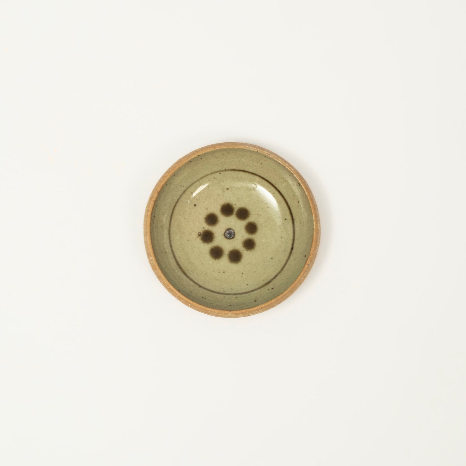 [BEAMS JAPAN] 5671-0740-064 HAMADAGAMA × FENNICA ROUND PLATE _ BLACK DOT