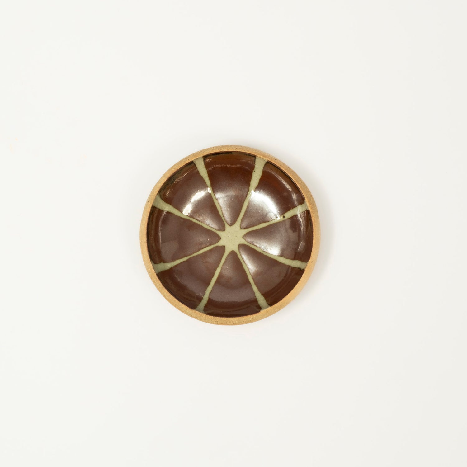 [BEAMS JAPAN] 5671-0740-064 HAMADAGAMA × FENNICA ROUND PLATE _ BROWN