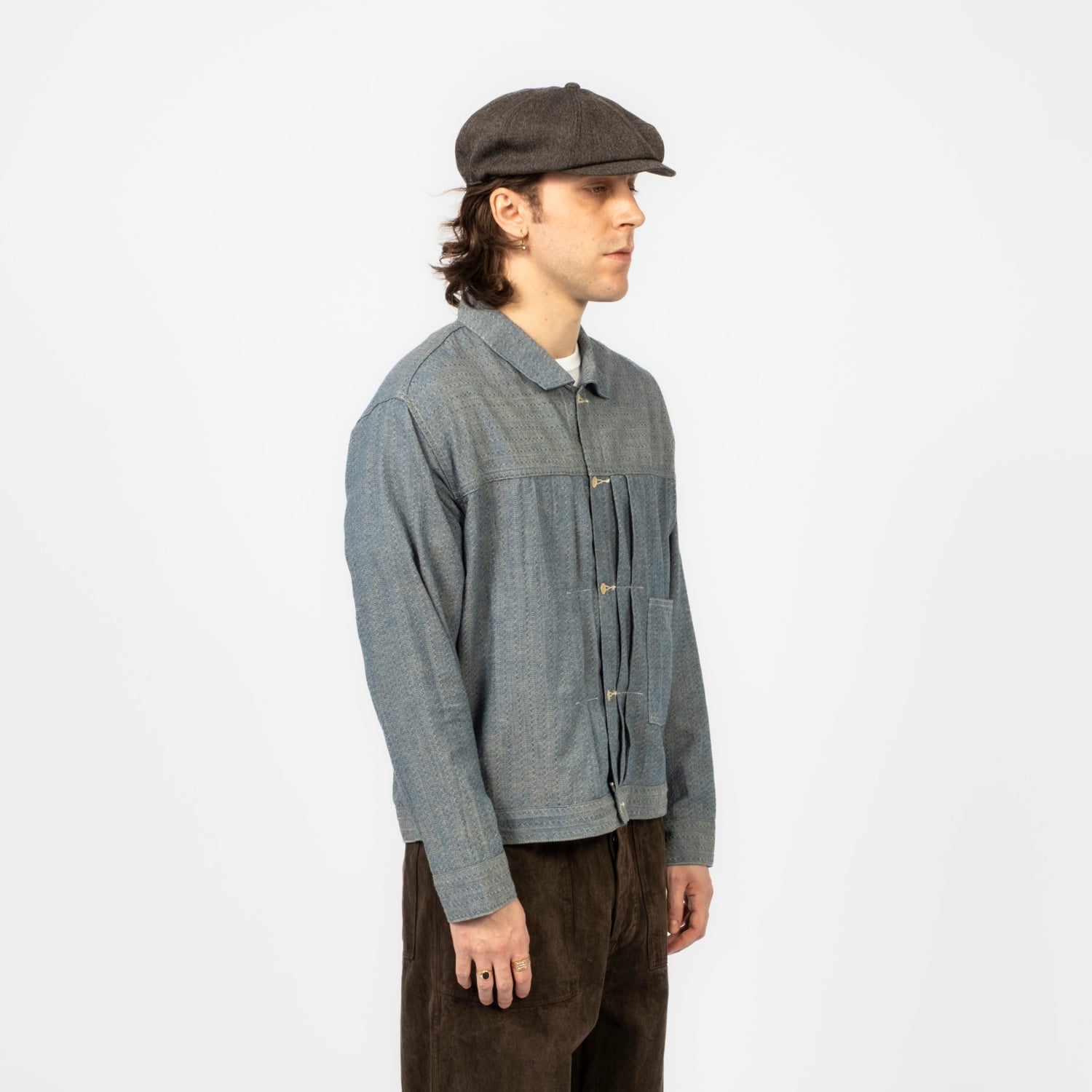 [T.T] LOT.309 BUCKLE-BACKED JACKET _ INDIGO