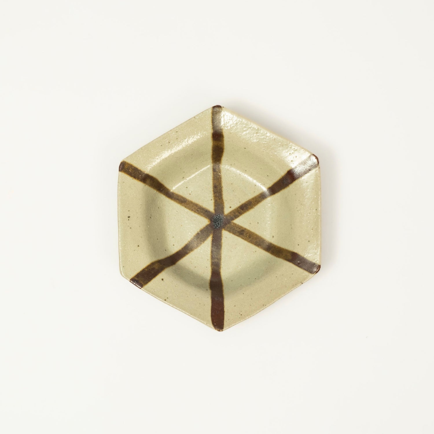 [BEAMS JAPAN] 5671-0735-064 HAMADAGAMA × FENNICA HEXAGON PLATE _ WHITE